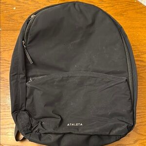 Athleta Black Backpack Minimalist Design